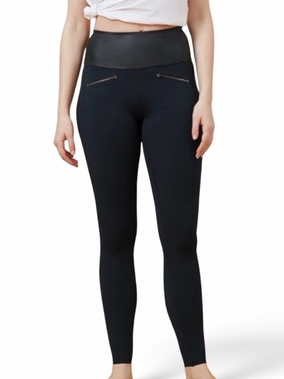 ADAY Midnight Navy Throw It Higher Leggings Size Small
